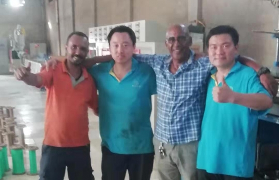 2019年7月，鲁普耐特机械前往苏丹为客户购买设备进行安装调试